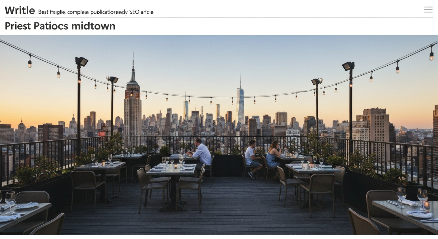 Best Patios Midtown: Top Outdoor Dining Spots & Patio Picks