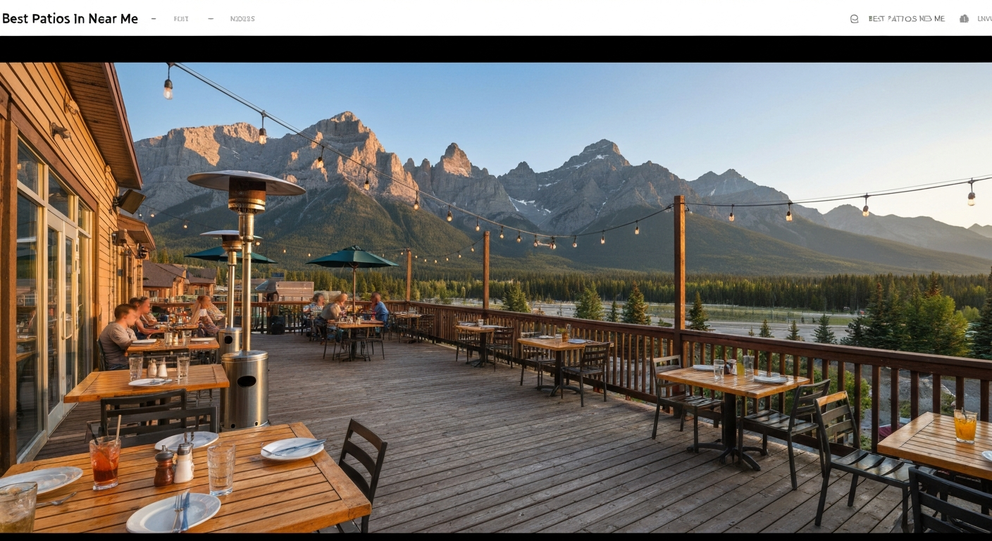 best patio in canmore